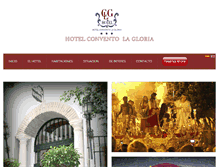 Tablet Screenshot of hotelconventolagloria.es